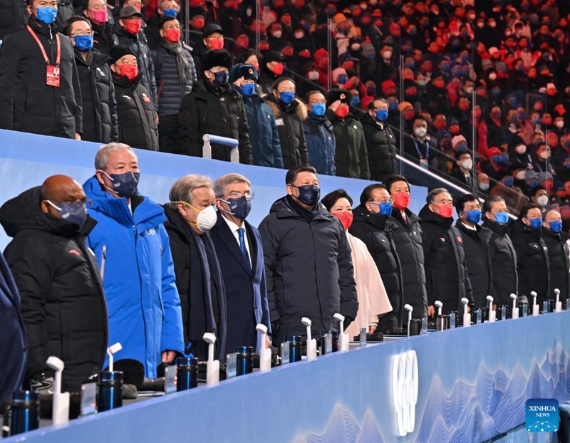 Xi Jinping declara abertura da 24a edi??o dos Jogos Olímpicos de Inverno em Beijing