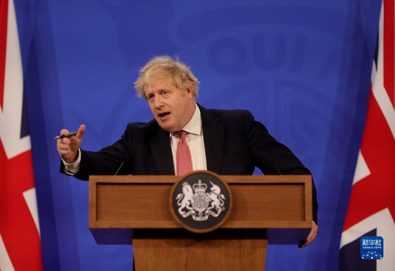 Primeiro-ministro britanico anuncia fim das restri??es da Covid-19 na Inglaterra