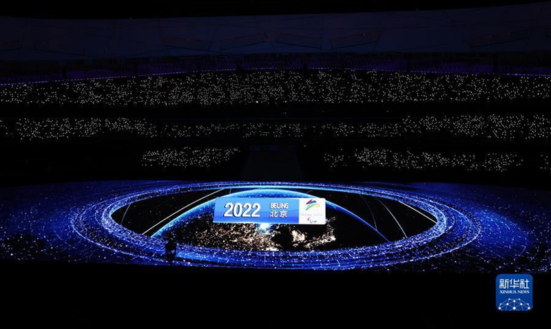 Cerim?nia de abertura dos Jogos Paralímpicos de Inverno de 2022 realizada em Beijing