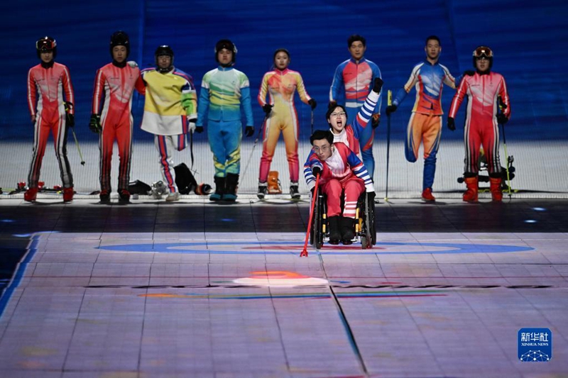 Cerim?nia de abertura dos Jogos Paralímpicos de Inverno de 2022 realizada em Beijing