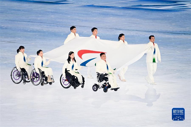 Cerim?nia de abertura dos Jogos Paralímpicos de Inverno de 2022 realizada em Beijing