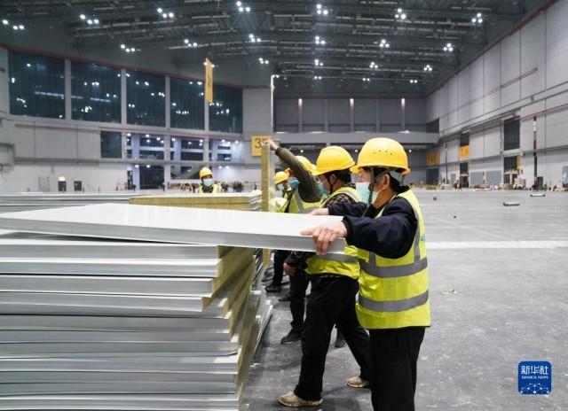 Centro Nacional de Exposi??es de Shanghai será transformado em hospital de campanha