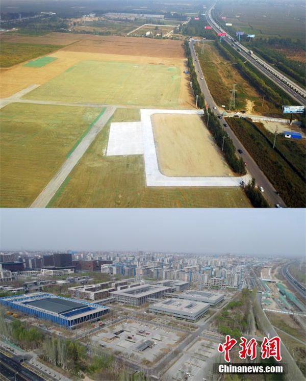 Galeria: fotografias aéreas das mudan?as em Xiong’an