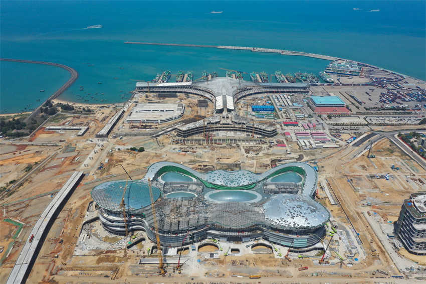 Constru??o do projeto da Cidade Internacional Duty Free de Haikou decorre sem incidentes