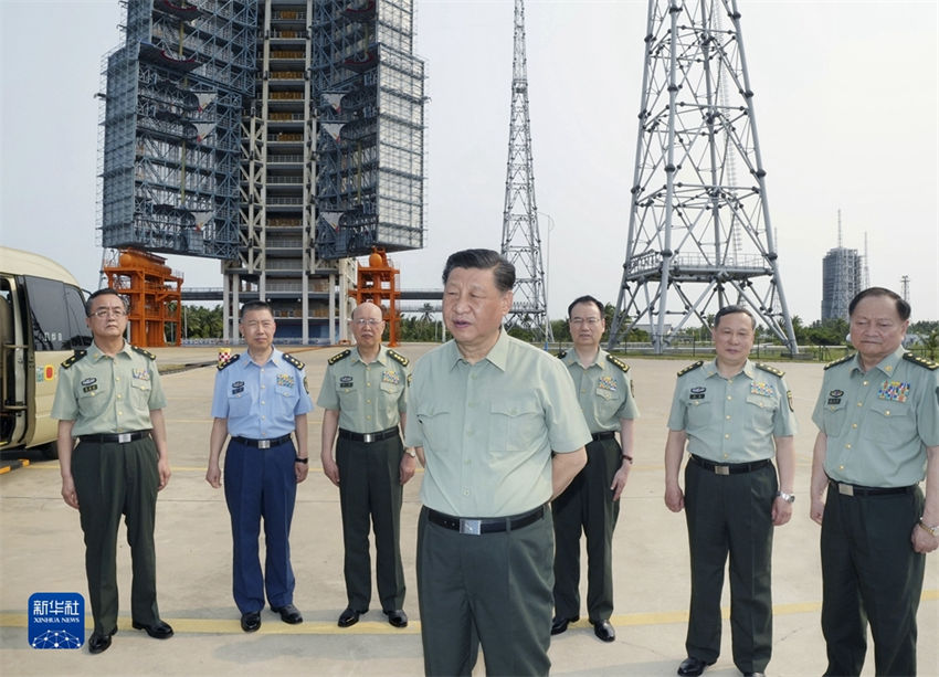 Xi Jinping pede consolida??o de instala??o de ponta para lan?amento de naves espaciais
