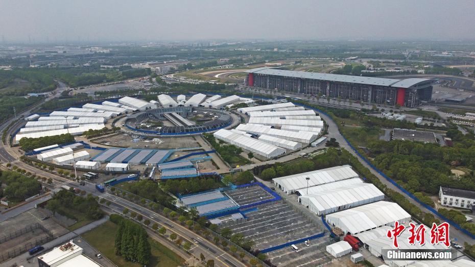 Pra?a aquática de F1 em Shanghai e vários estacionamentos s?o convertidos em hospital de campanha