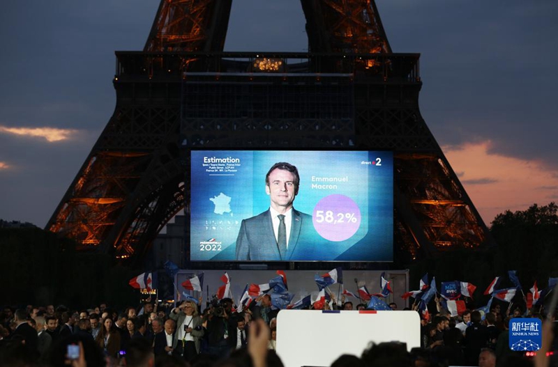 Macron reeleito como presidente da Fran?a