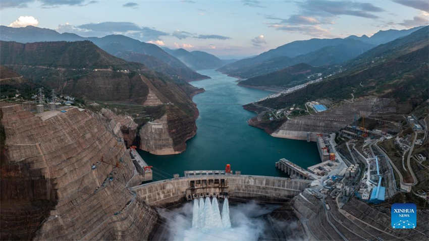 Nova unidade produ??o energética inicia opera??o na usina hidrelétrica de Baihetan