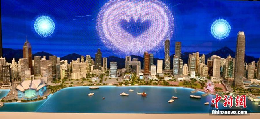 Exposi??o de miniaturas marca 25o aniversário do retorno de Hong Kong à China