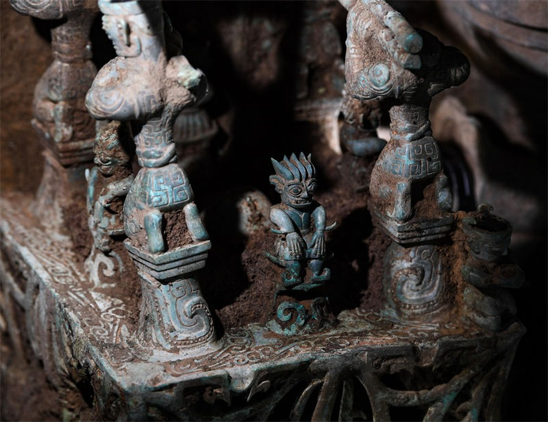 Novas descobertas de Sanxingdui documentam história de trocas e integra??o na cultura chinesa