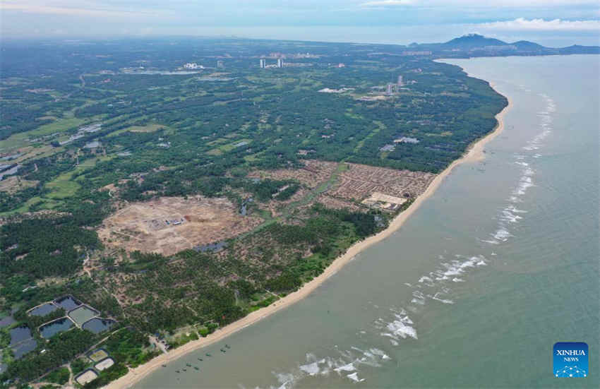 Constru??o do primeiro campo de lan?amentos de espa?onaves comerciais da China come?a em Hainan