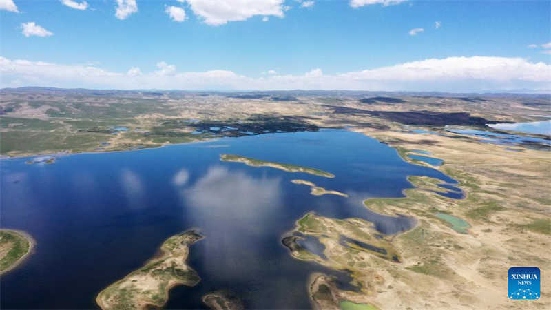 China: panorama de Sanjiangyuan, Qinghai 