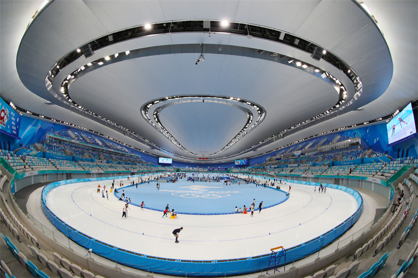 Beijing: Oval Nacional de Patina??o de Velocidade está aberto ao público