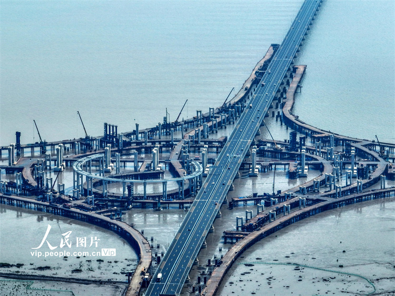 Maior viaduto marítimo da ásia está em constru??o no leste da China
