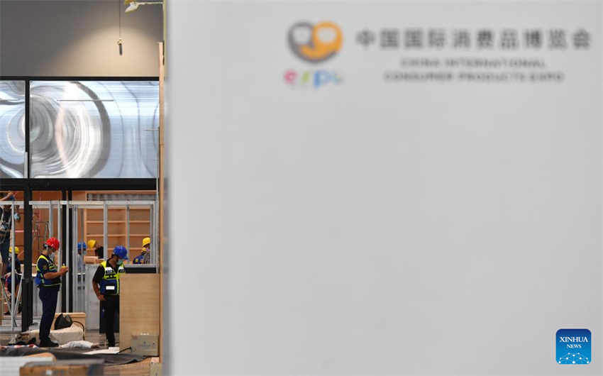 Haikou se prepara para a 2a Exposi??o Internacional de Produtos de Consumo da China