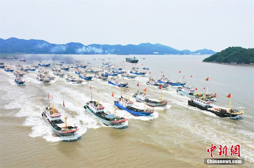 Zhejiang: proibi??o de pesca marítima no ver?o é terminada no Mar da China Oriental