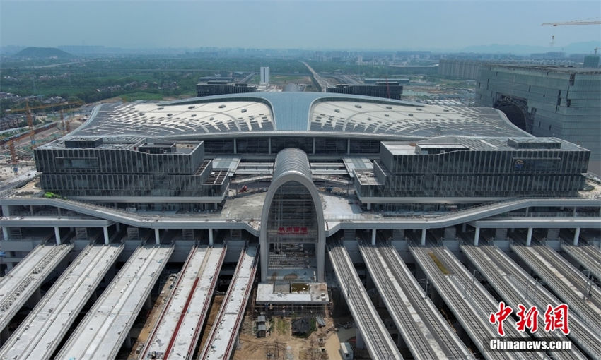 Jogos Asiáticos de Hangzhou 2022: Esta??o Ferroviária Oeste de Hangzhou é concluída