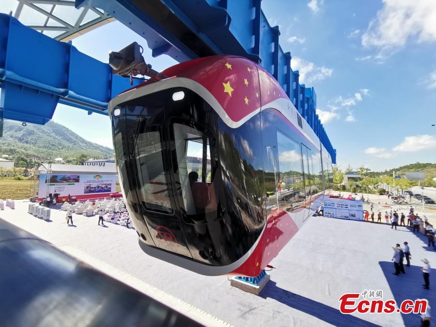 Jiangxi: primeiro monotrilho com suspens?o maglev permanente da China concluiu teste 