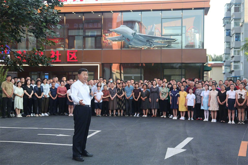 Xi Jinping inspeciona cidade de Shenyang, nordeste da China