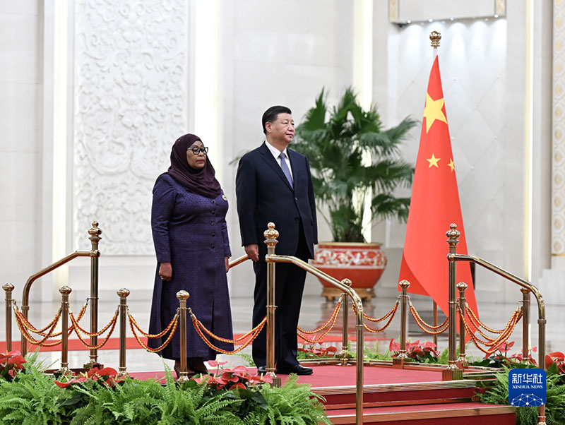 Xi Jinping mantém conversa??es com presidente da Tanzania