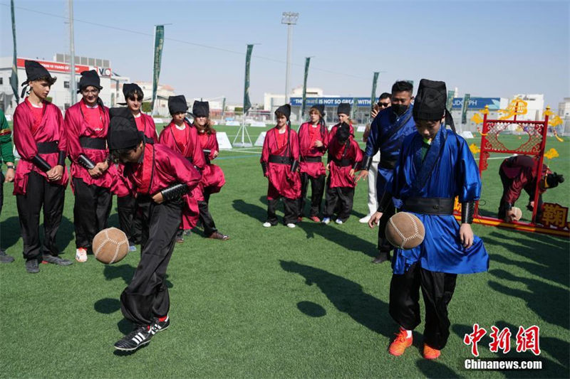 Evento de intercambio juvenil China-Catar de Cuju é realizado em Doha