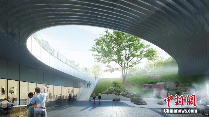 Lan?ado projeto do pavilh?o principal da Exposi??o Mundial de Horticultura de Chengdu 2024