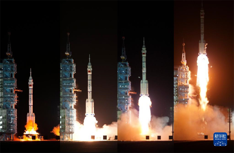 China lan?a nave espacial tripulada Shenzhou-15