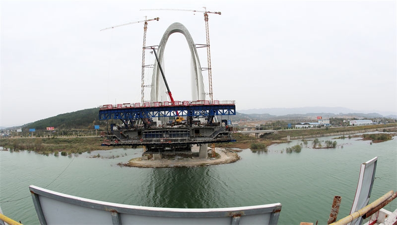 Sichuan acelera constru??o da ponte Baiyanba sobre rio Jialing