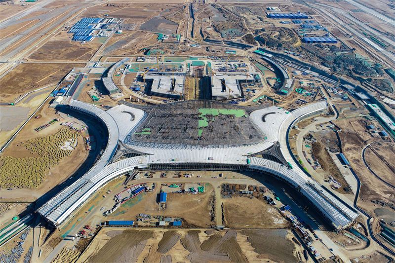 Mongólia Interior: constru??o do terminal do novo aeroporto de Hohhot é preliminarmente concluída