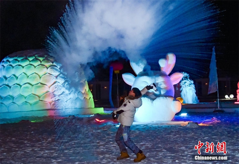17o Festival de Gelo e Neve de Arxan é inaugurado na Mongólia Interior 