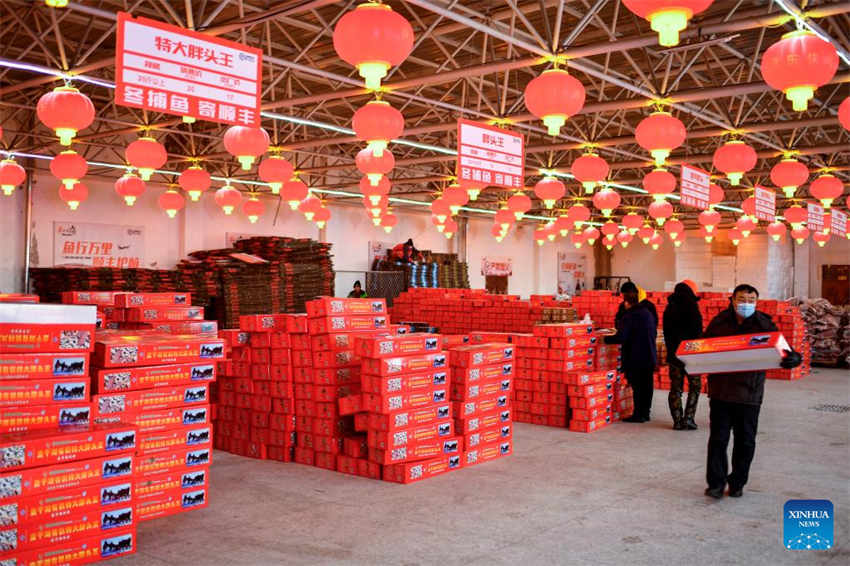 Festival de pesca de inverno come?a no nordeste da China