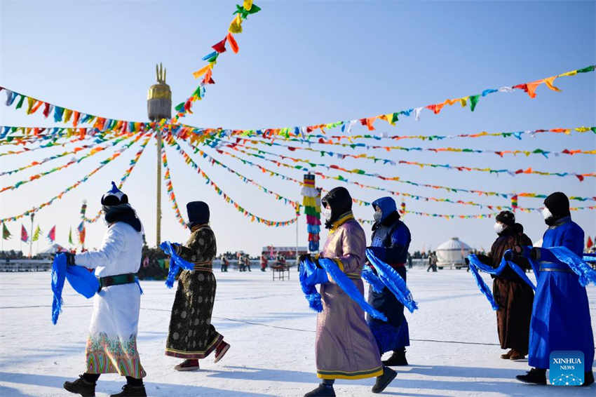 Festival de pesca de inverno come?a no nordeste da China