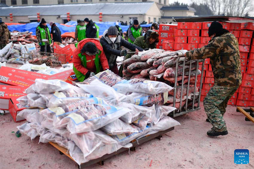 Festival de pesca de inverno come?a no nordeste da China