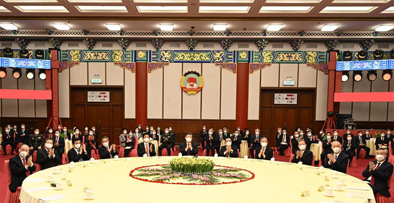 Xi Jinping discursa na reuni?o de Ano Novo de 2023 do principal órg?o consultivo político da China