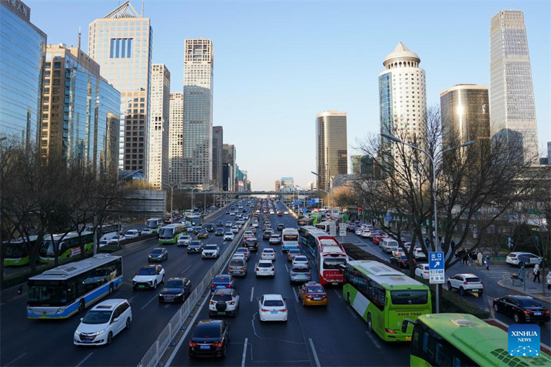 Beijing vê pico na manh? do primeiro dia útil de 2023