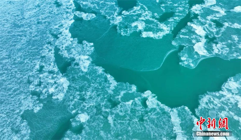 Galeria: lago Qinghai congela como num conto de fadas