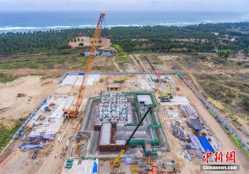 Centro de Lan?amentos Aeroespaciais Comerciais de Hainan entra no estágio de instala??o