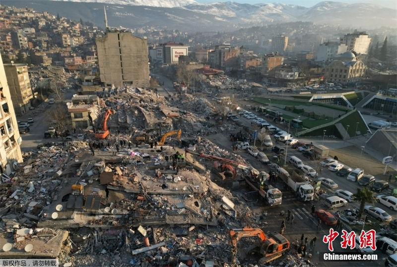 Turquia: imagens aéreas demonstram rasto destrui??o