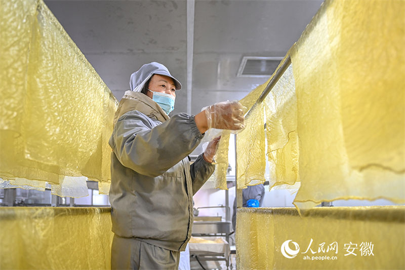 Anhui: vila com oficinas de produ??o caseira de tofu torna-se modelo nacional