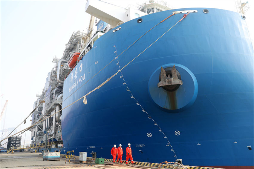 China: primeira constru??o integrada de fábrica modular de GNL do mundo é entregue oficialmente 