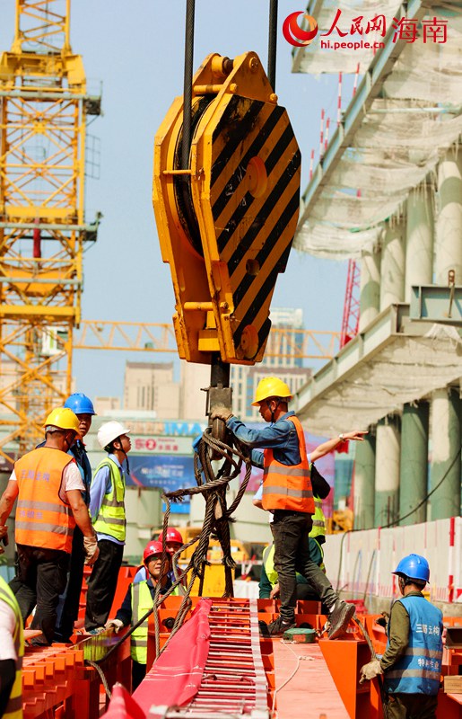 Plataforma inteligente de constru??o ajudará a erigir arranha-céuis em Hainan
