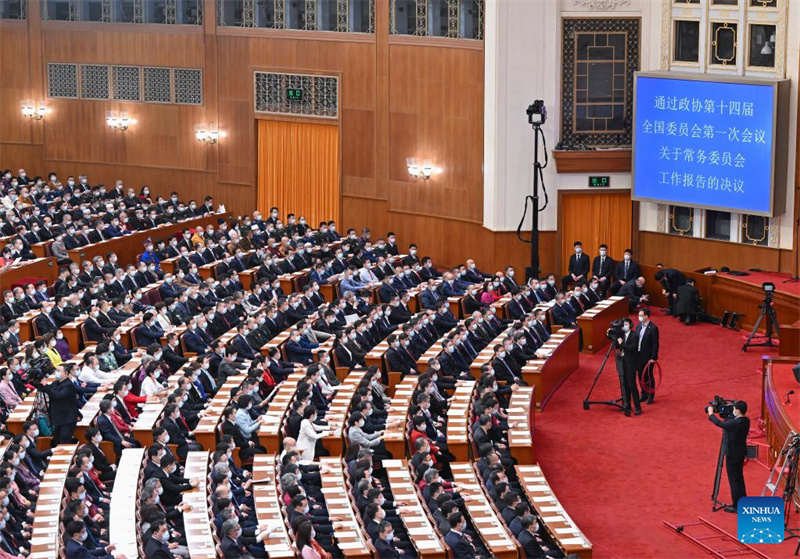 Principal órg?o consultivo político da China encerra sess?o anual


