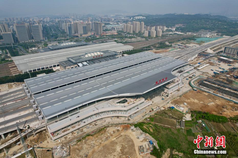Galeria: trem de alta velocidade Fuzhou-Xiamen-Zhangzhou está em constru??o