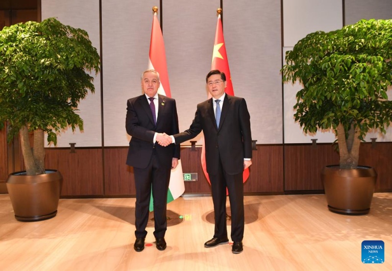 Chanceler chinês conversa com diplomatas seniores de países da ásia Central