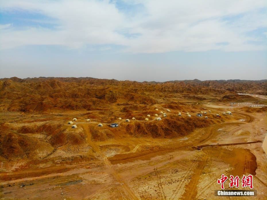 Gansu: noroeste da China realiza treinamento de simula??o de sobrevivência de Marte