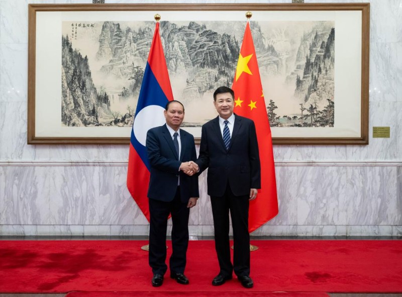 China e Laos prometem fortalecer aplica??o da lei e coopera??o em seguran?a