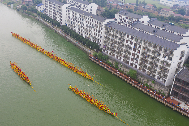 Hunan: Yiyang prepara corridas de barco-drag?o de dupla fila de 100 metros