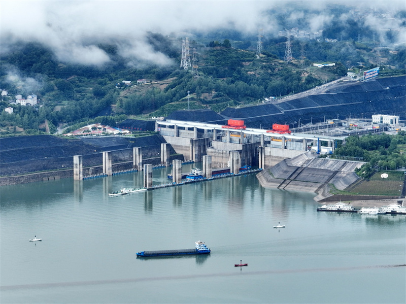 Transporte de mercadorias através da barragem das Três Gargantas excede 1,91 bilh?o de toneladas em 20 anos