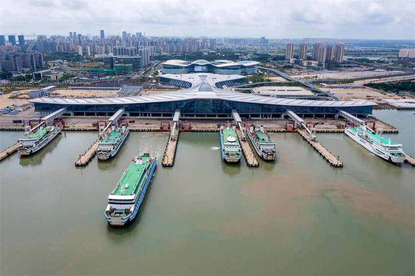 Projeto do centro de transporte abrangente de Haikou avan?a ordenadamente