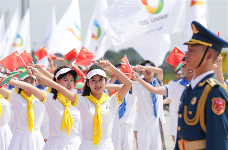 (Universíade de Chengdu) Presidente da Mauritania chega a Chengdu para Jogos Mundiais Universitários da FISU